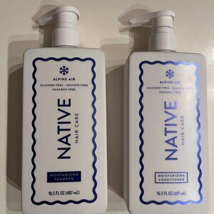 Native Hair Care Moisturizing Shampoo & Conditioner Set Alpine Air (NEW)